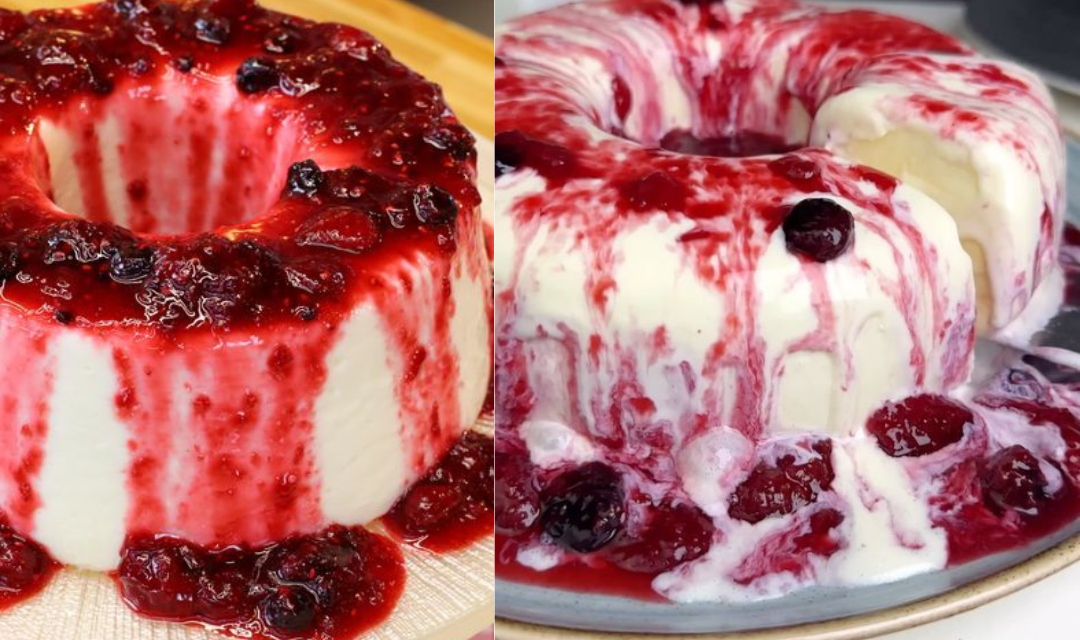 Sorvete de Ninho com Morango