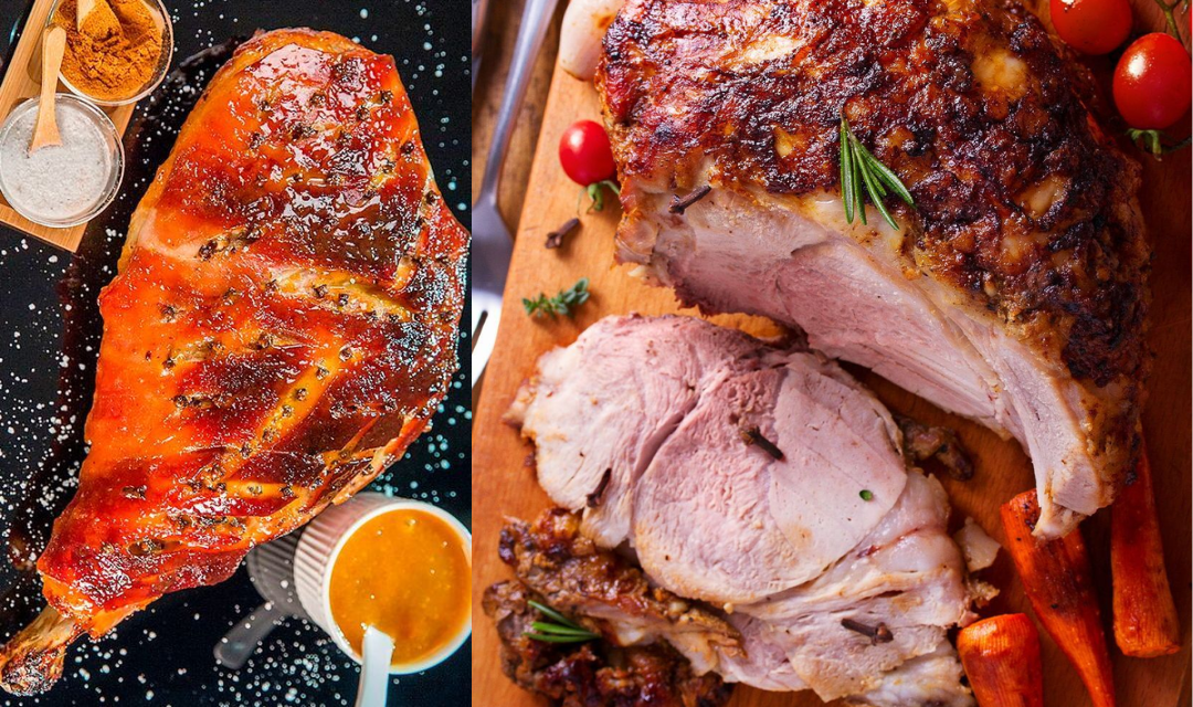 Fiz esse Pernil Assado Recheado de Natal e Meu Vizinho Bateu na Porta Perguntando o Cheiro Maravilhoso