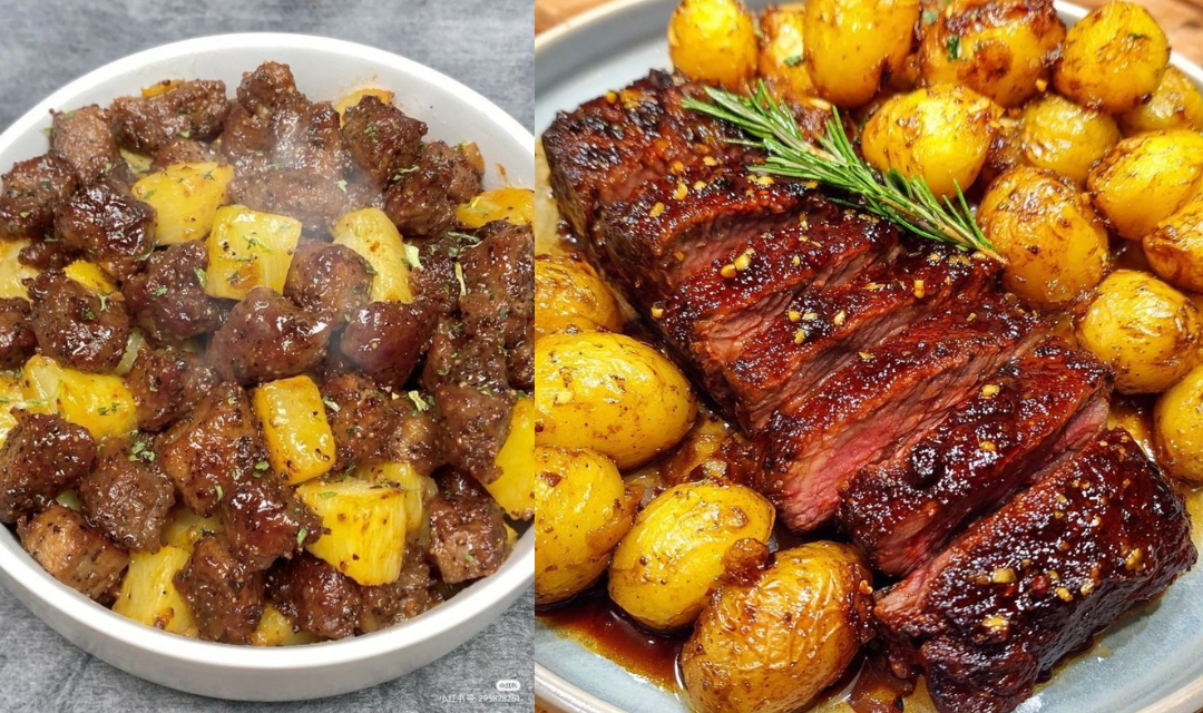 Bife na Manteiga com Alho