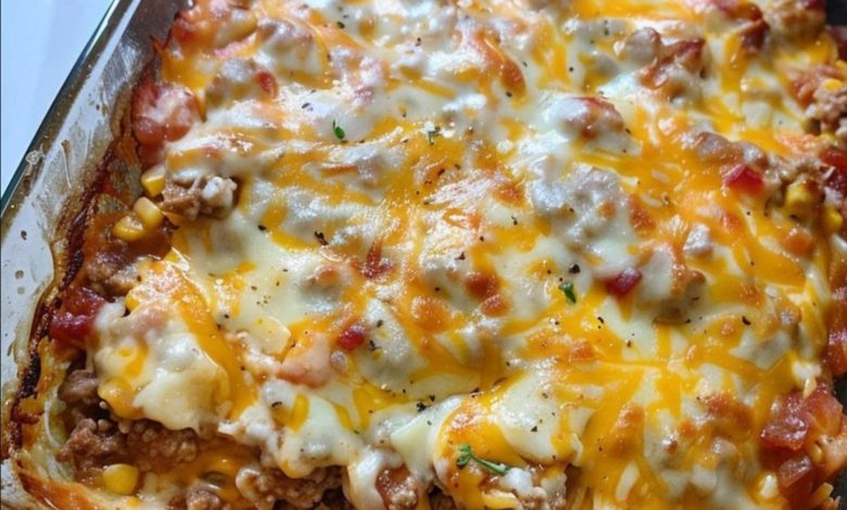 Caçarola de Carne Moída Cremosa e Bem Caseira