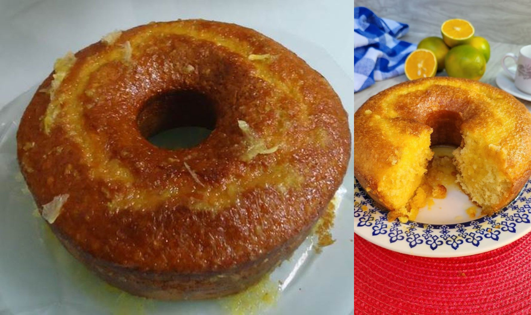 Fiz esse bolo de laranja com casca e minha família achou que eu tinha virado confeiteira profissional