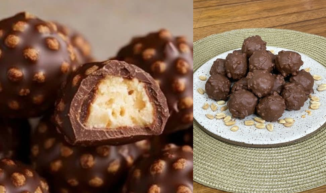 Fiz esse Ferrero Rocher Caseiro e meu marido disse que nunca mais compra chocolate fora