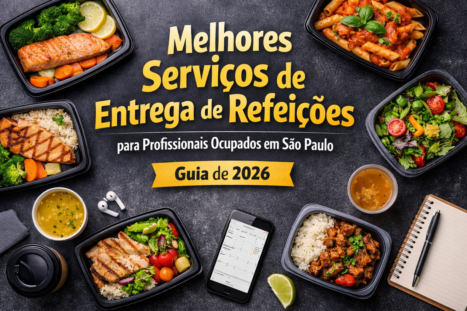 Melhores serviços de entrega de refeições para profissionais ocupados em São Paulo