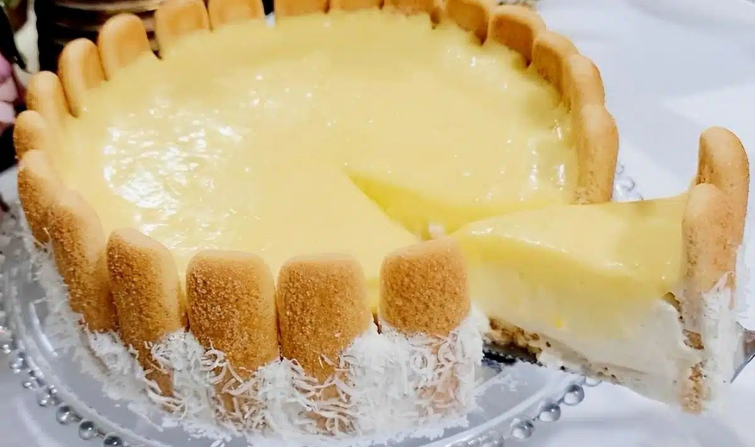 Torta de Limão com Bolacha Champagne