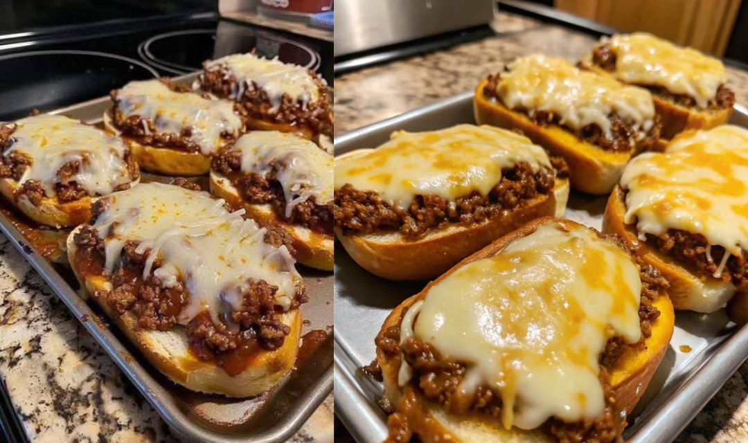 Misturei carne moída com molho bem temperado e servi na torrada texana: virou esse sloppy joe que ninguém esquece