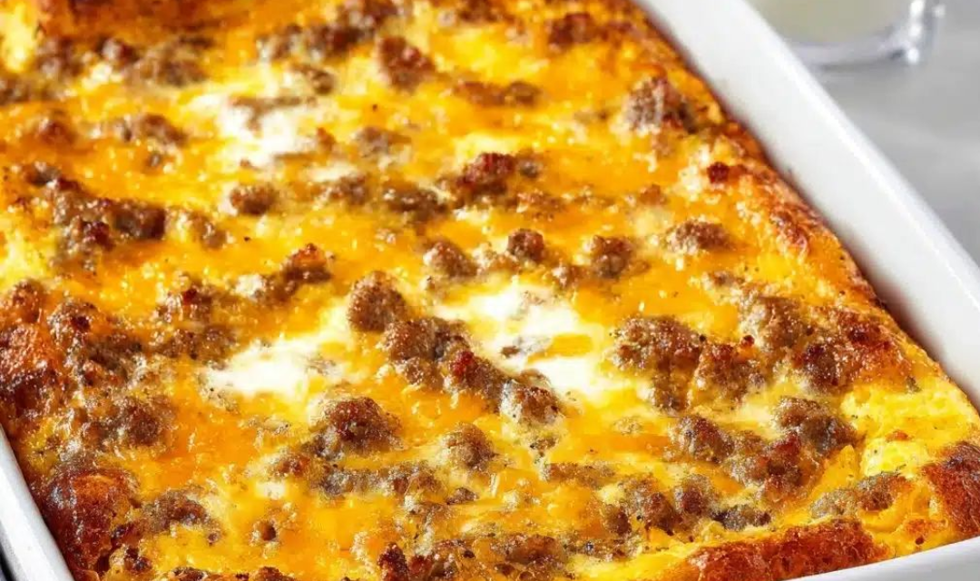 Caçarola de Café da Manhã com Linguiça