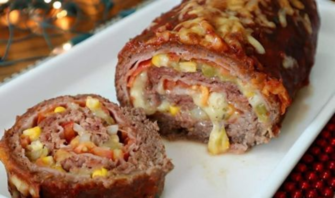 Rocambole de Carne Moída suculento e fácil – receita completa para o dia a dia