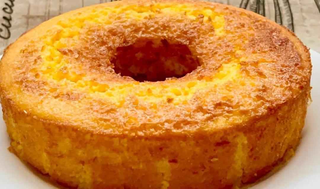 Bolo de milho sem açúcar – receita saudável, fofinha e fácil