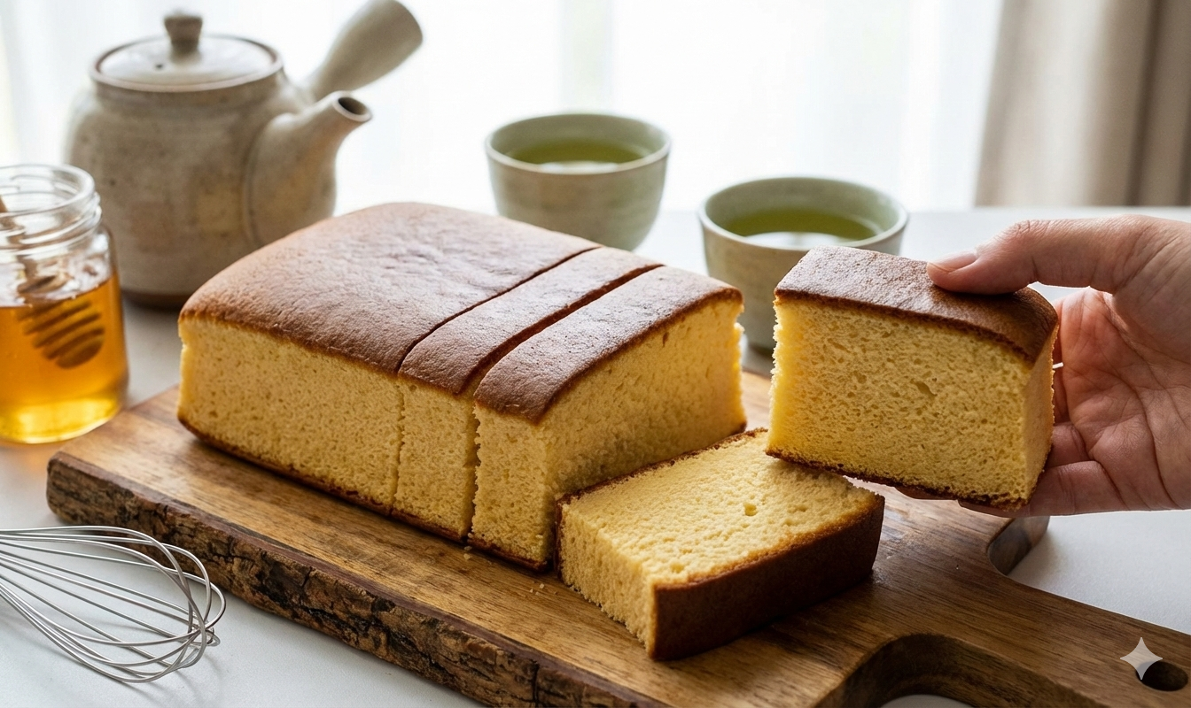 O Segredo do Bolo Castella Japonês: Agora na Versão Sem Açúcar e Super Fofinha