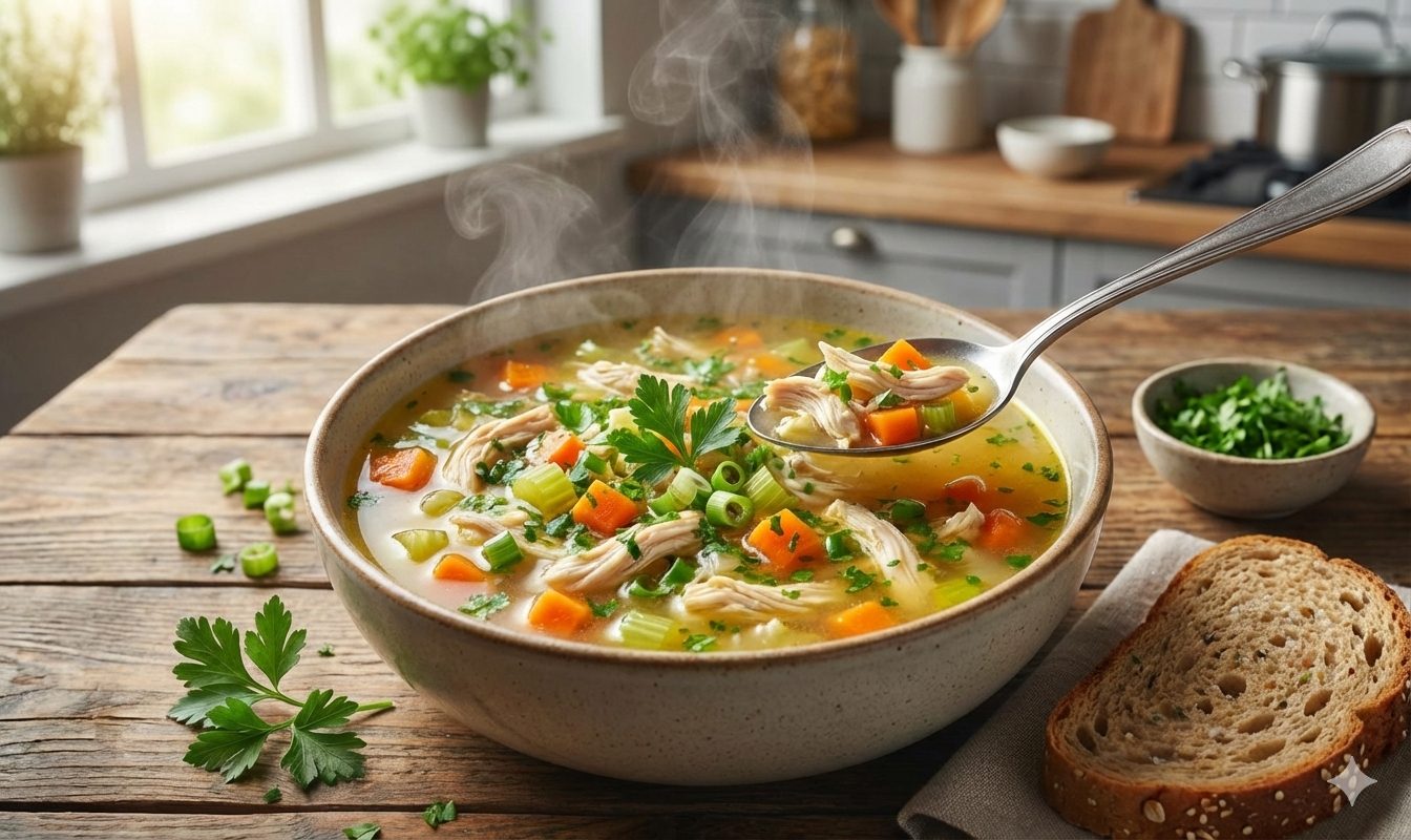 A Sopa Bariátrica "Sequinha": O Caldinho de Frango que Seca a Barriga em Tempo Recorde!