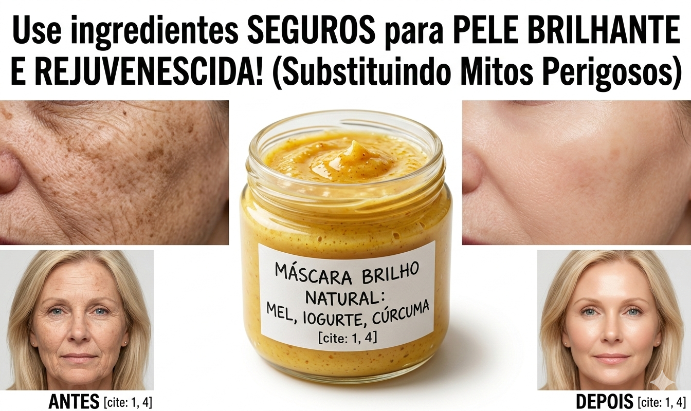 O Segredo da Pele de Porcelana: Máscara Iluminadora de Mel e Iogurte