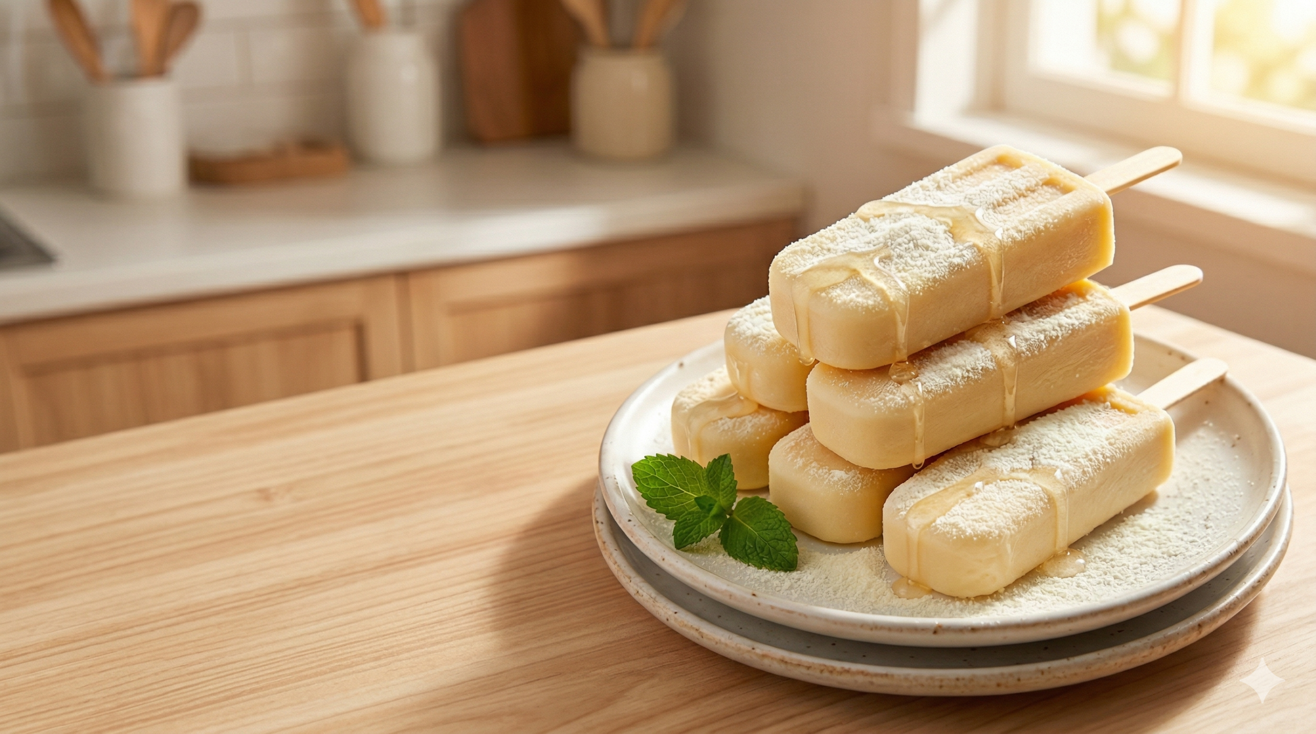 Ninguém Acredita Que Esse Picolé Não Leva Açúcar e Fica Surpreendentemente Cremoso