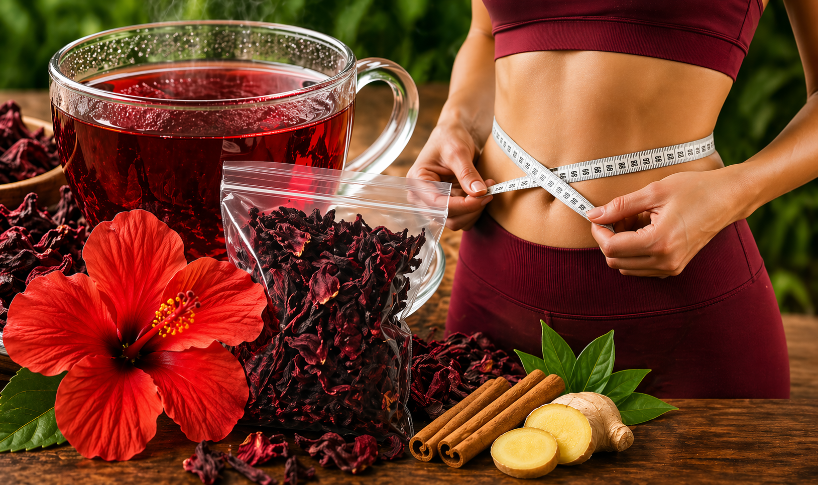PLANTA BARIÁTRICA: O Segredo do Hibisco para Secar até 6kg e "Aniquilar" a Fome