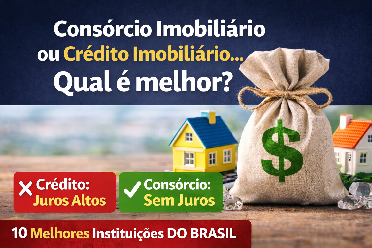 Consórcio vs Crédito Imobiliário: Qual Vale Mais a Pena em 2026?