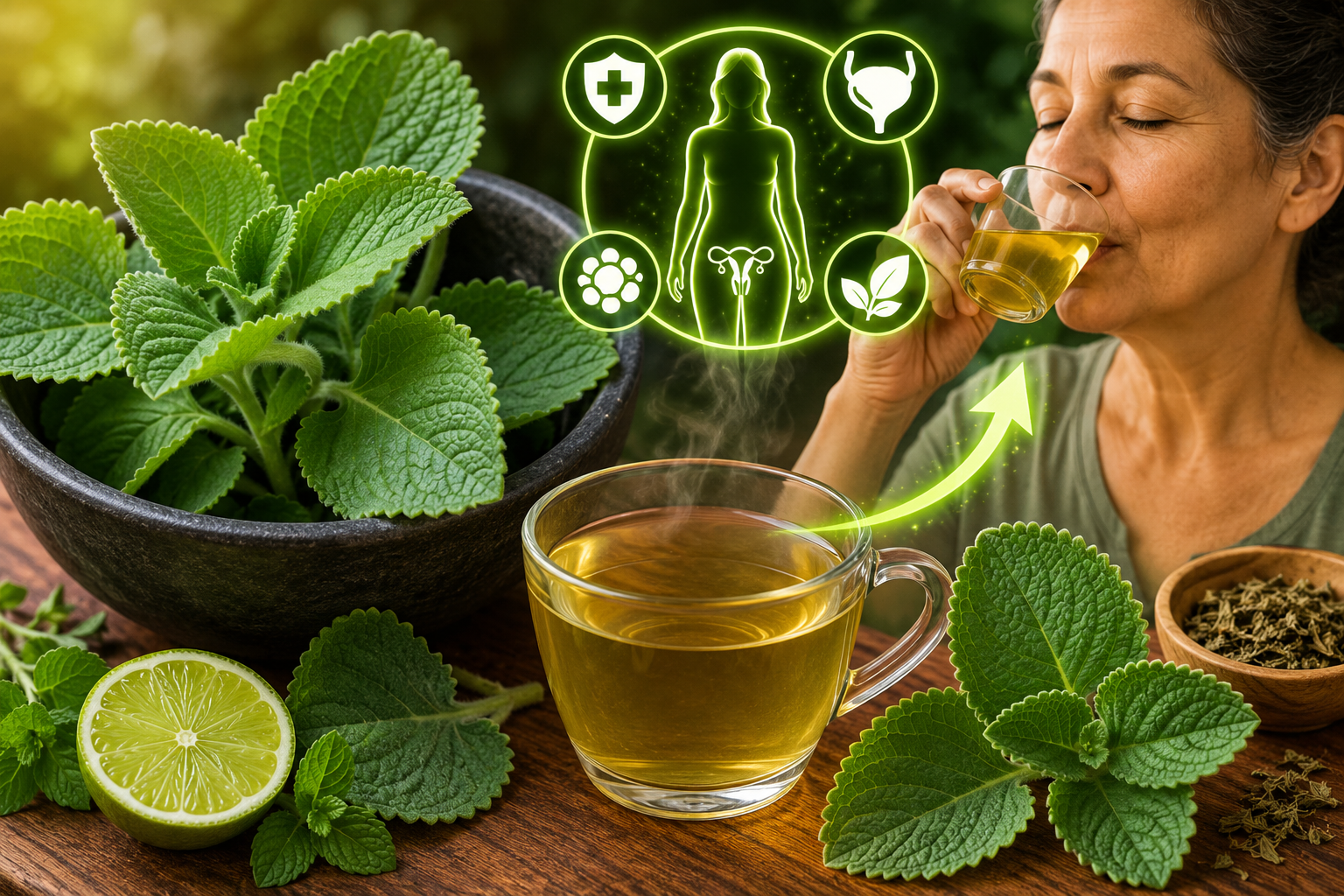 Chá de hortelã grossa: a receita natural que muita gente voltou a usar no dia a dia