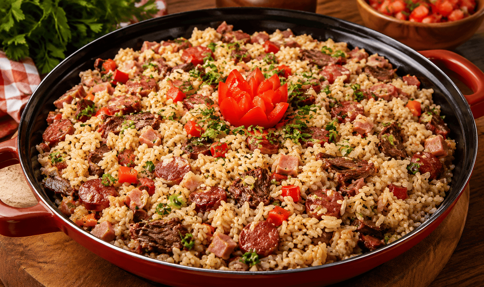 Arroz Carreteiro Tradicional: a receita completa que transforma sobras de carne em um prato irresistível