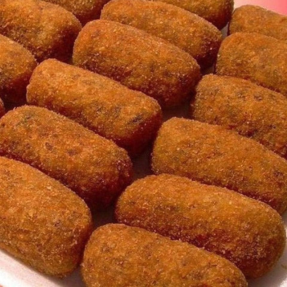 Fiz esse croquete de carne moída aqui e todos os meus vizinhos correram pra pedir a receita
