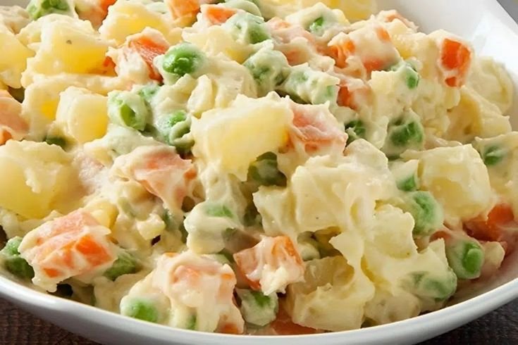 Maionese de legumes rápida e perfeita para quem não tem tempo para cozinhar