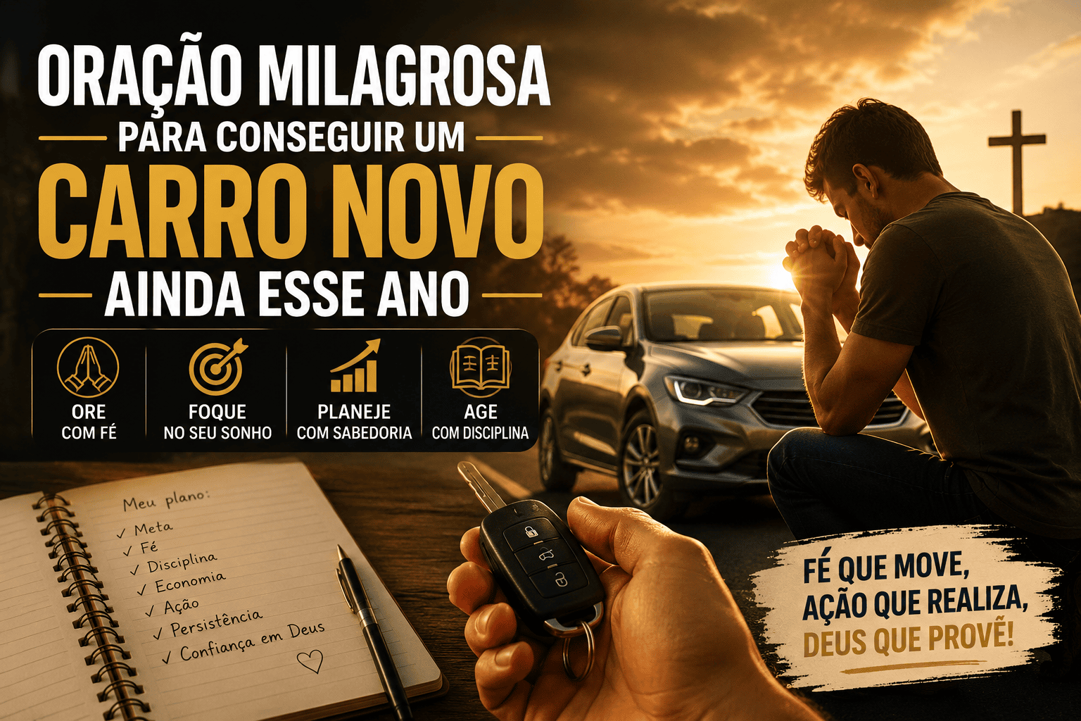 Oração milagrosa para conseguir um carro novo ainda esse ano faça sua oração e coloque seu sonho em movimento